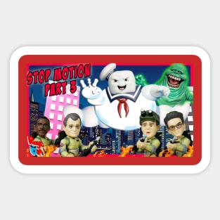 Ghostbusters attack of the stay puft madness Sticker